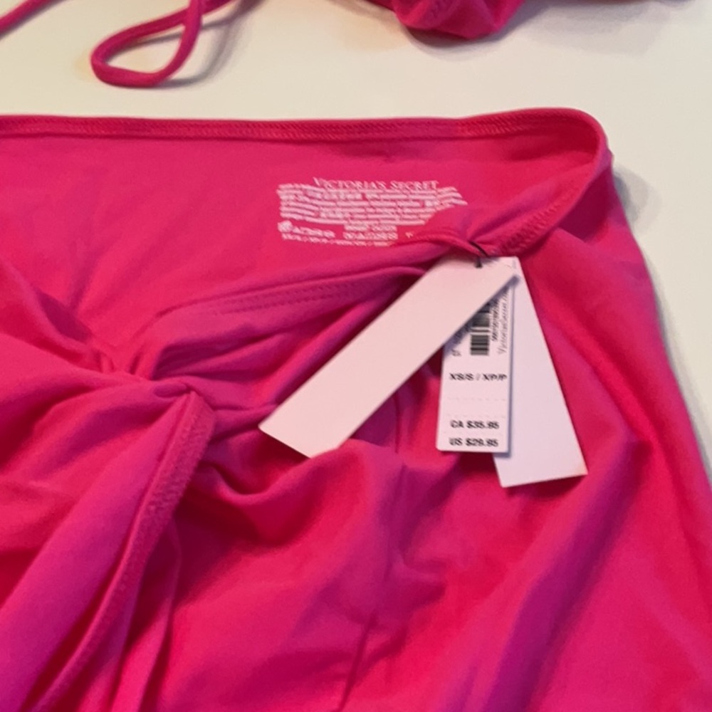 🖤💜🩵FIRM NWT 3 piece Victoria’s Secret bikini set and coverup. - Picture 4 of 9